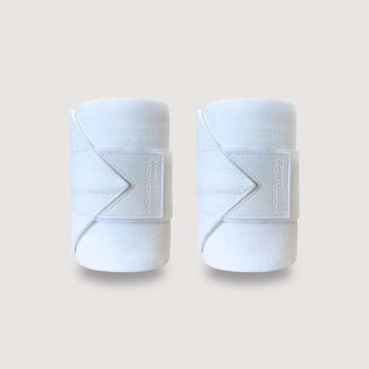 White Circulation Exercise Bandages - Limited Edition