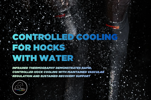 Thermographic Analysis of Wet-Applied Incrediwear® Equine Hoof Socks on the Hock